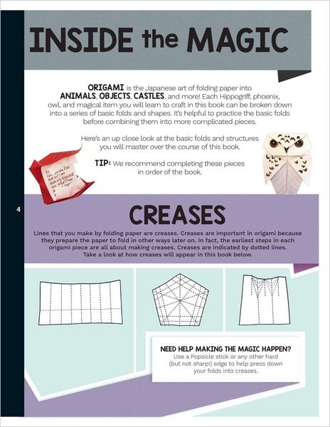 Produktbild: Harry Potter Origami: Fifteen Paper-Folding Projects Straight from the Wizarding World!