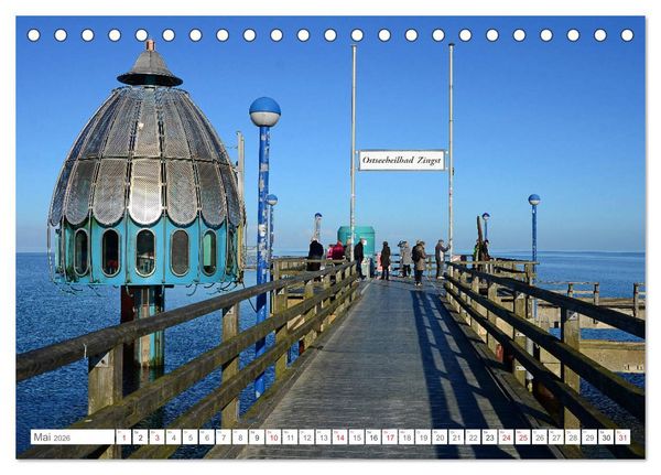 Produktbild: Faszination Fischland-Dar&szlig;-Zingst (Tischkalender 2026 DIN A5 quer), CALVENDO Monatskalender