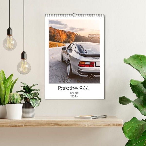 Produktbild: Porsche 944 - Fine Art (Wandkalender 2026 DIN A3 hoch), CALVENDO Monatskalender