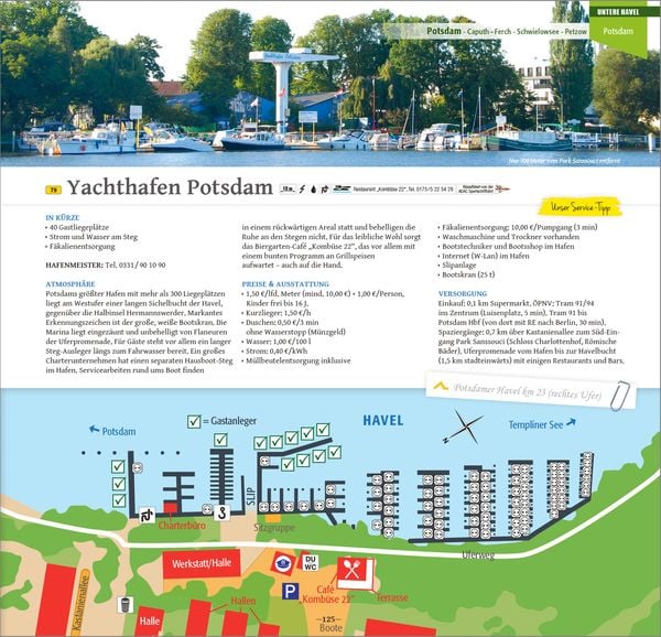 Produktbild: Hafenf&uuml;hrer f&uuml;r Hausboote: Berlin & Brandenburg