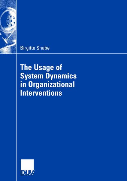 Produktbild: The Usage of System Dynamics in Organizational Interventions