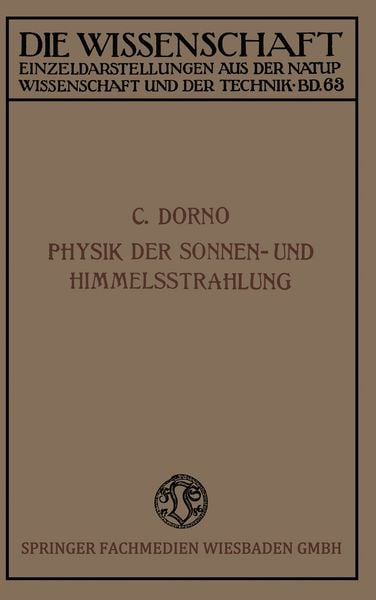 Produktbild: Physik der Sonnen- und Himmelsstrahlung