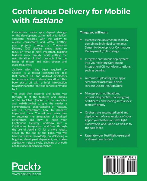 Produktbild: Continuous Delivery for Mobile with Fastlane