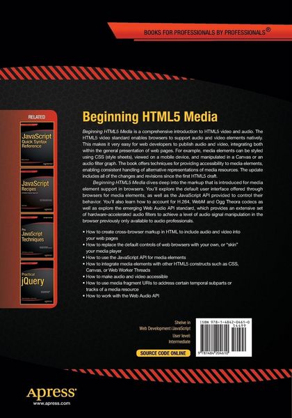 Produktbild: Beginning HTML5 Media
