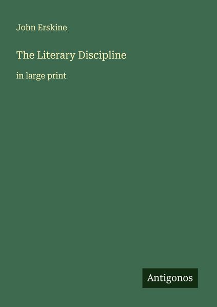 Produktbild: The Literary Discipline