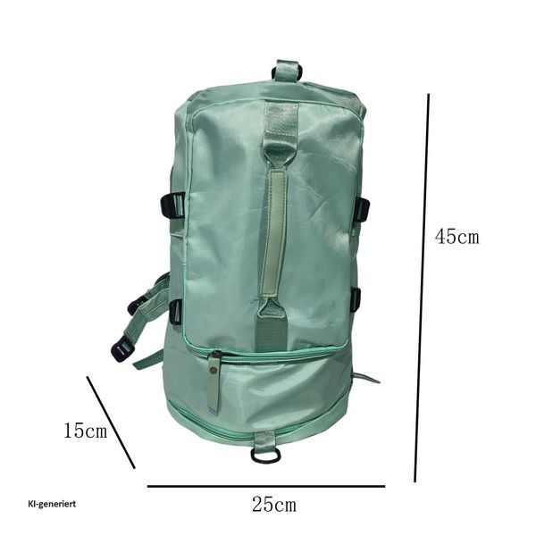 Produktbild: HTI-Living 2-in-1 Sporttasche und Rucksack Flexibel, kompakt und praktisch