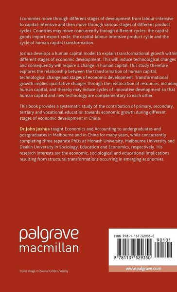 Produktbild: The Contribution of Human Capital towards Economic Growth in China