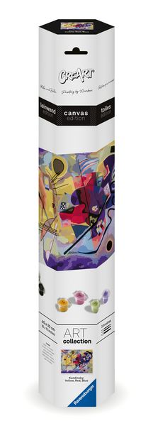 Produktbild: CreArt Canvas Leinwand - Leinwand Gelb, Rot, Blau (Kandinsky)