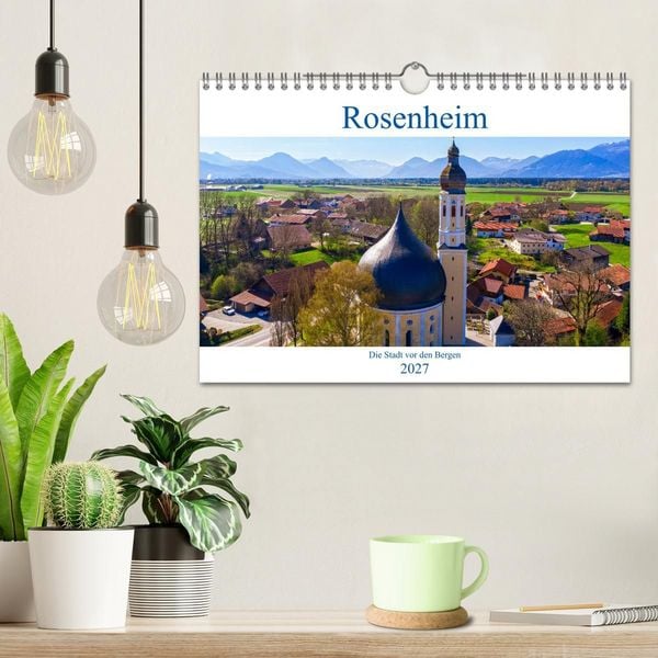 Produktbild: Rosenheim - Die Stadt vor den Bergen (Wandkalender 2027 DIN A4 quer), CALVENDO Monatskalender