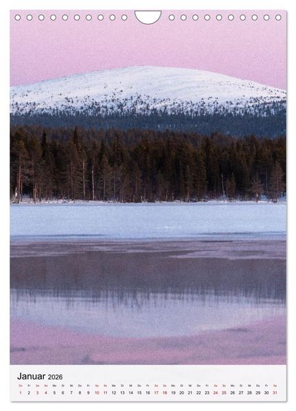 Produktbild: Finnland - Winter Wunderland (Wandkalender 2026 DIN A4 hoch), CALVENDO Monatskalender