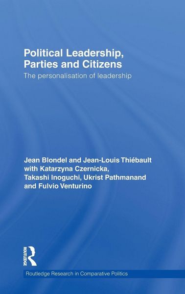 Produktbild: Political Leadership, Parties and Citizens
