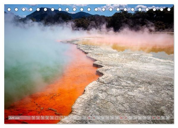Produktbild: Nat&uuml;rlich Neuseeland (Tischkalender 2026 DIN A5 quer), CALVENDO Monatskalender