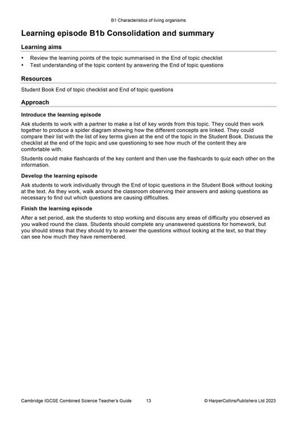 Produktbild: Cambridge Igcse(tm) Combined Science Teacher Guide