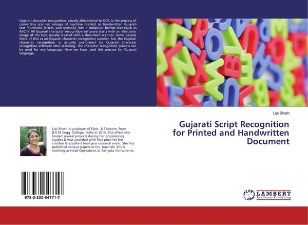 Produktbild: Gujarati Script Recognition for Printed and Handwritten Document