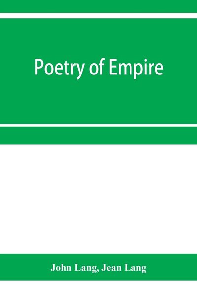 Produktbild: Poetry of empire; nineteen centuries of British history