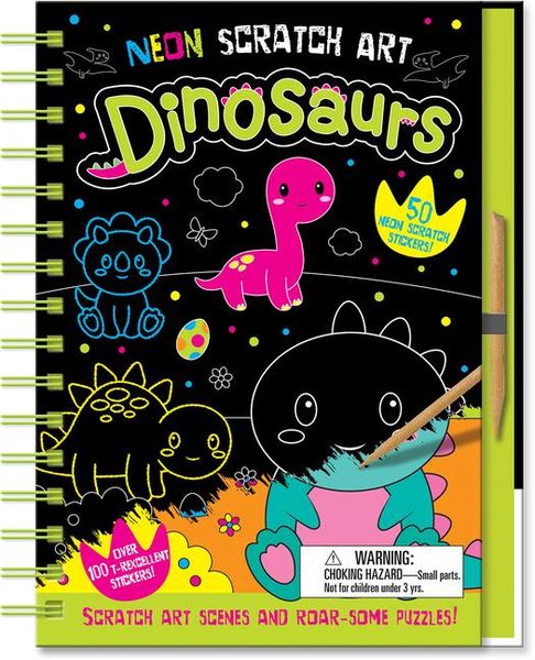 Produktbild: Neon Scratch Art Dinosaurs