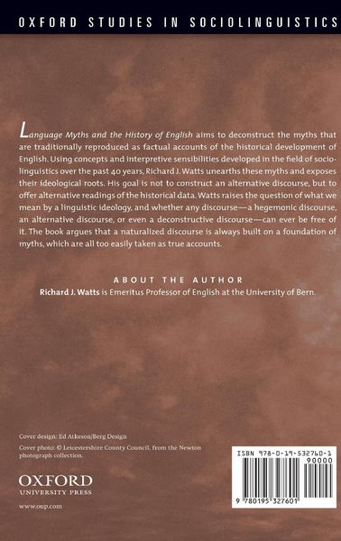 Produktbild: Language Myths and the History of English