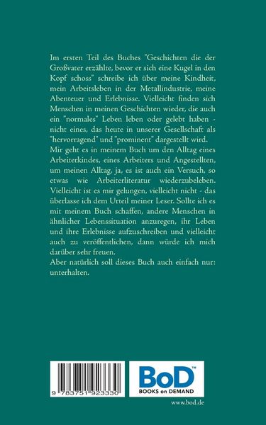 Produktbild: Geschichten die der Gro&szlig;vater erz&auml;hlte, bevor er sich eine Kugel in den Kopf schoss