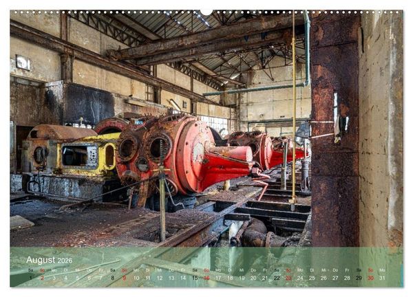 Produktbild: Betrieb eingestellt - Industrieruinen in Europa (Wandkalender 2026 DIN A2 quer), CALVENDO Monatskalender