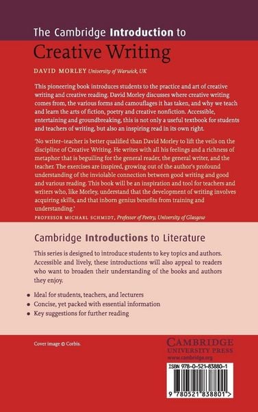 Produktbild: The Cambridge Introduction to Creative Writing