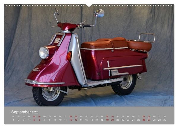 Produktbild: Heinkel Tourist 103-A2 Ein Freund f&uuml;rs Leben (hochwertiger Premium Wandkalender 2026 DIN A2 quer), Kunstdruck in Hochglanz