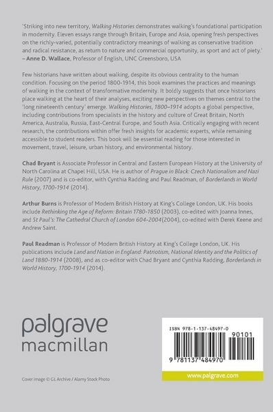 Produktbild: Walking Histories, 1800-1914
