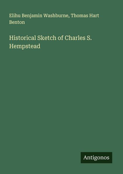 Produktbild: Historical Sketch of Charles S. Hempstead