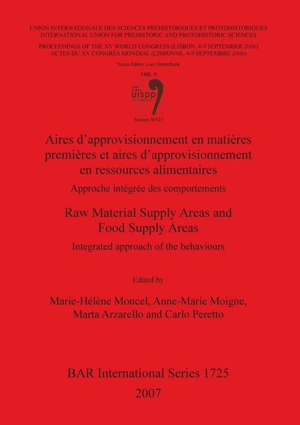 Produktbild: Aires d'approvisionnement en mati&egrave;res premi&egrave;res et aires d'approvisionnement en ressources alimentaires/Raw Material Supply Areas and Food Supply Area