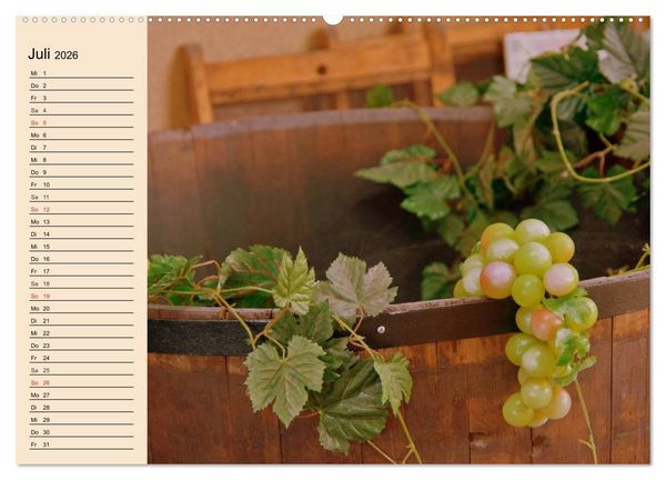 Produktbild: Weinanbau. Von der Traube zum Wein (Wandkalender 2026 DIN A2 quer), CALVENDO Monatskalender