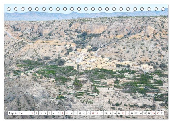 Produktbild: Oman - Perle des Orients (Tischkalender 2026 DIN A5 quer), CALVENDO Monatskalender