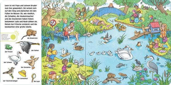 Produktbild: Hör mal (Soundbuch): Wimmelbuch: Am Wasser