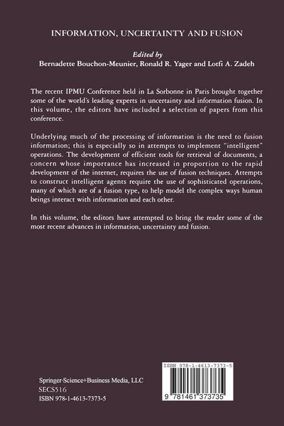 Produktbild: Information, Uncertainty and Fusion