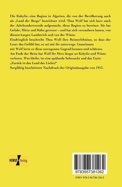 Produktbild: Im Land des Lichts - Ein Streifzug durch Kabylie und W&uuml;ste