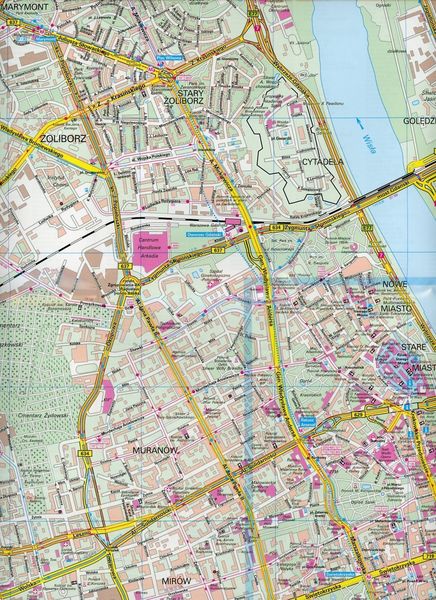 Produktbild: MARCO POLO Cityplan Warschau