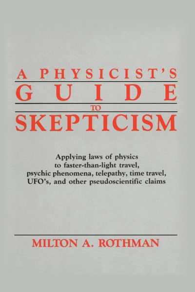Produktbild: A Physicist's Guide to Skepticism