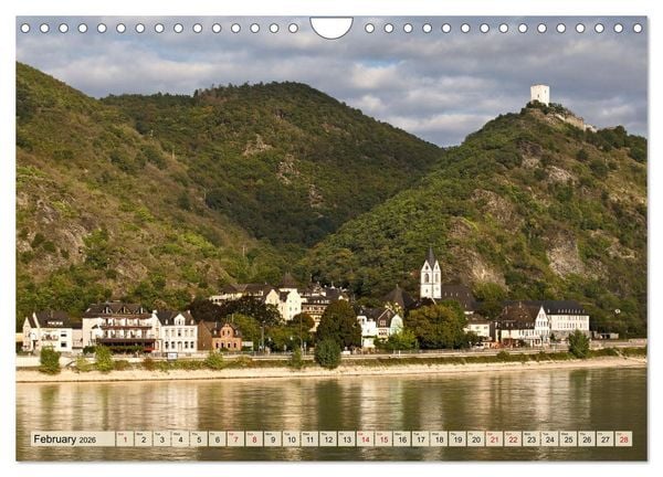 Produktbild: Middle Rhine Valley (Wall Calendar 2026 DIN A4 landscape), CALVENDO 12 Month Wall Calendar