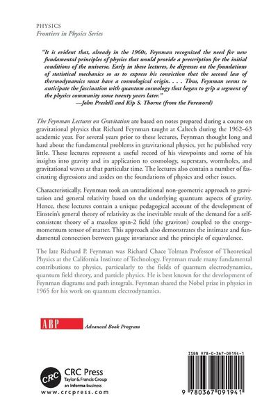 Produktbild: Feynman Lectures On Gravitation