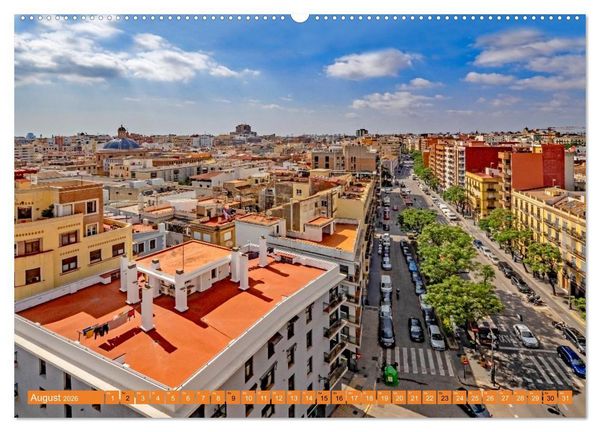 Produktbild: Zauberhaftes Valencia (Wandkalender 2026 DIN A2 quer), CALVENDO Monatskalender