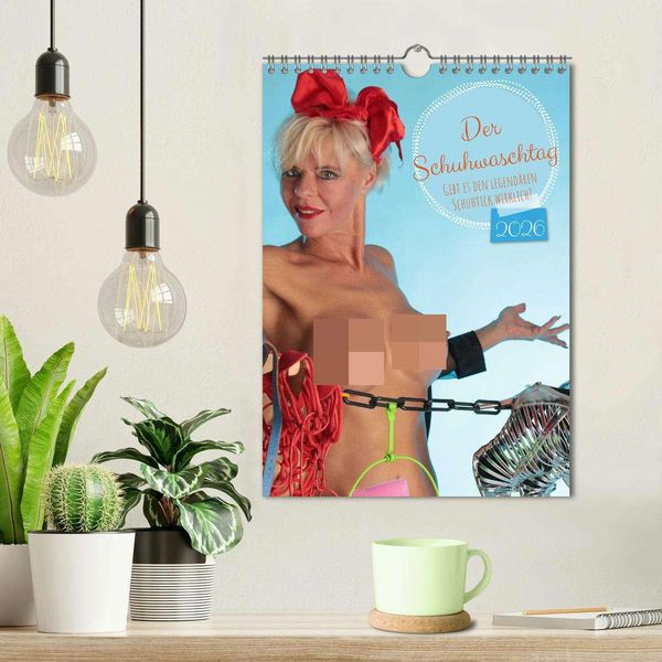 Produktbild: Der Schuhwaschtag (Wandkalender 2026 DIN A4 hoch), CALVENDO Monatskalender