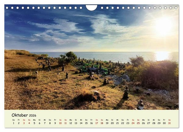 Produktbild: Unterwegs in D&auml;nemark von der Nordsee bis zur Ostsee (Wandkalender 2026 DIN A4 quer), CALVENDO Monatskalender