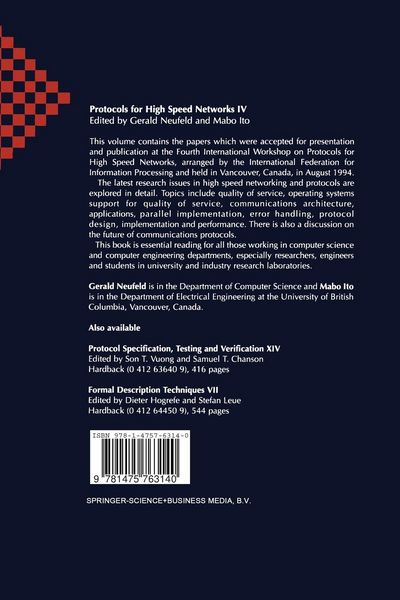 Produktbild: Protocols for High Speed Networks IV