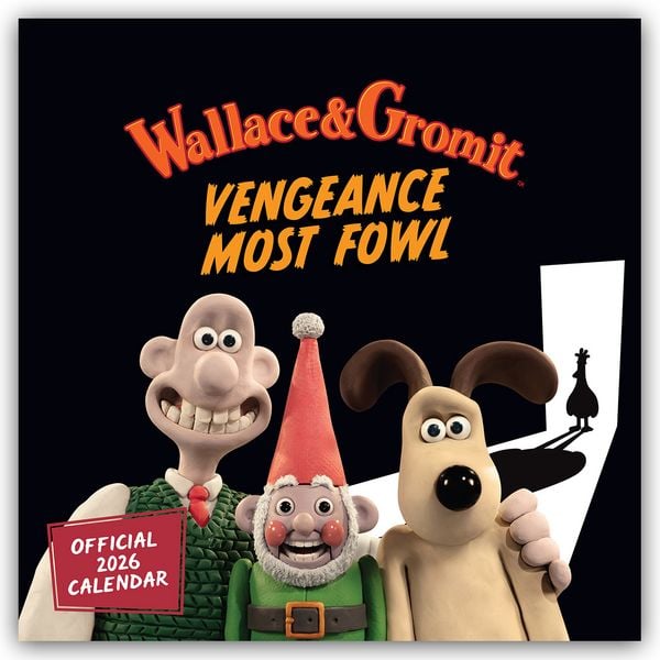 Produktbild: Wallace and Gromit 2026 – Wandkalender