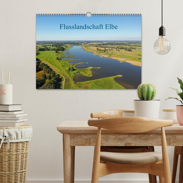 Produktbild: Flusslandschaft Elbe (Wandkalender 2026 DIN A3 quer), CALVENDO Monatskalender