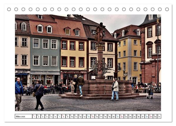 Produktbild: Heidelberg - Ansichtssache (Tischkalender 2026 DIN A5 quer), CALVENDO Monatskalender