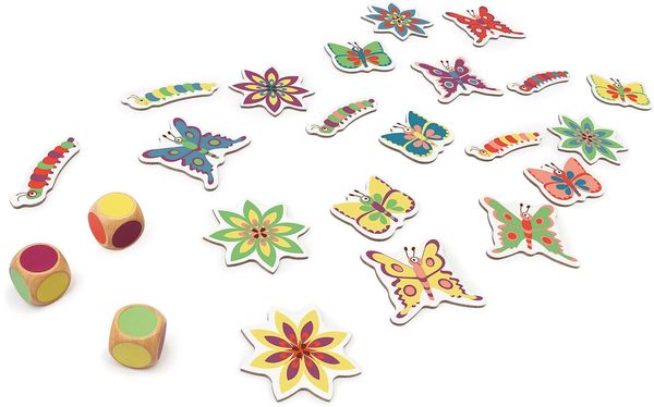 Produktbild: W&uuml;rfelsuchspiel Schmetterling (Kinderspiel)