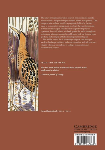 Produktbild: Managing Habitats for Conservation