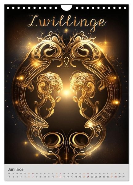Produktbild: Fantasievolle Sternzeichen (Wandkalender 2026 DIN A4 hoch), CALVENDO Monatskalender