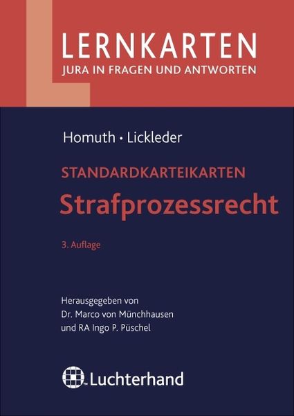 Produktbild: Strafprozessrecht
