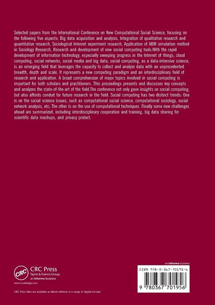 Produktbild: Computational Social Science