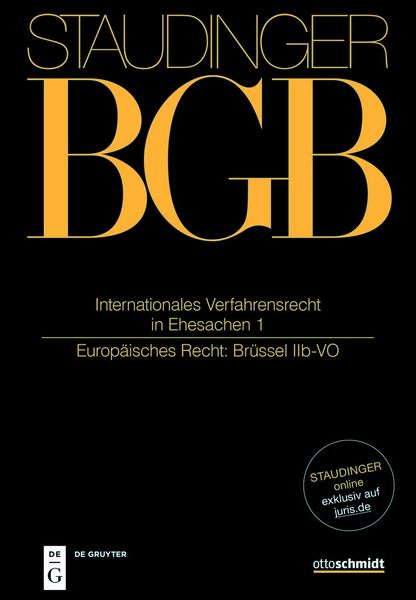 Produktbild: Internationales Verfahrensrecht in Ehesachen I